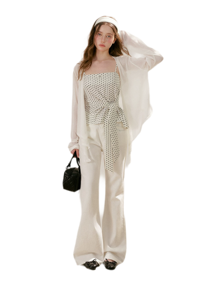 Embroidered Flared Jeans