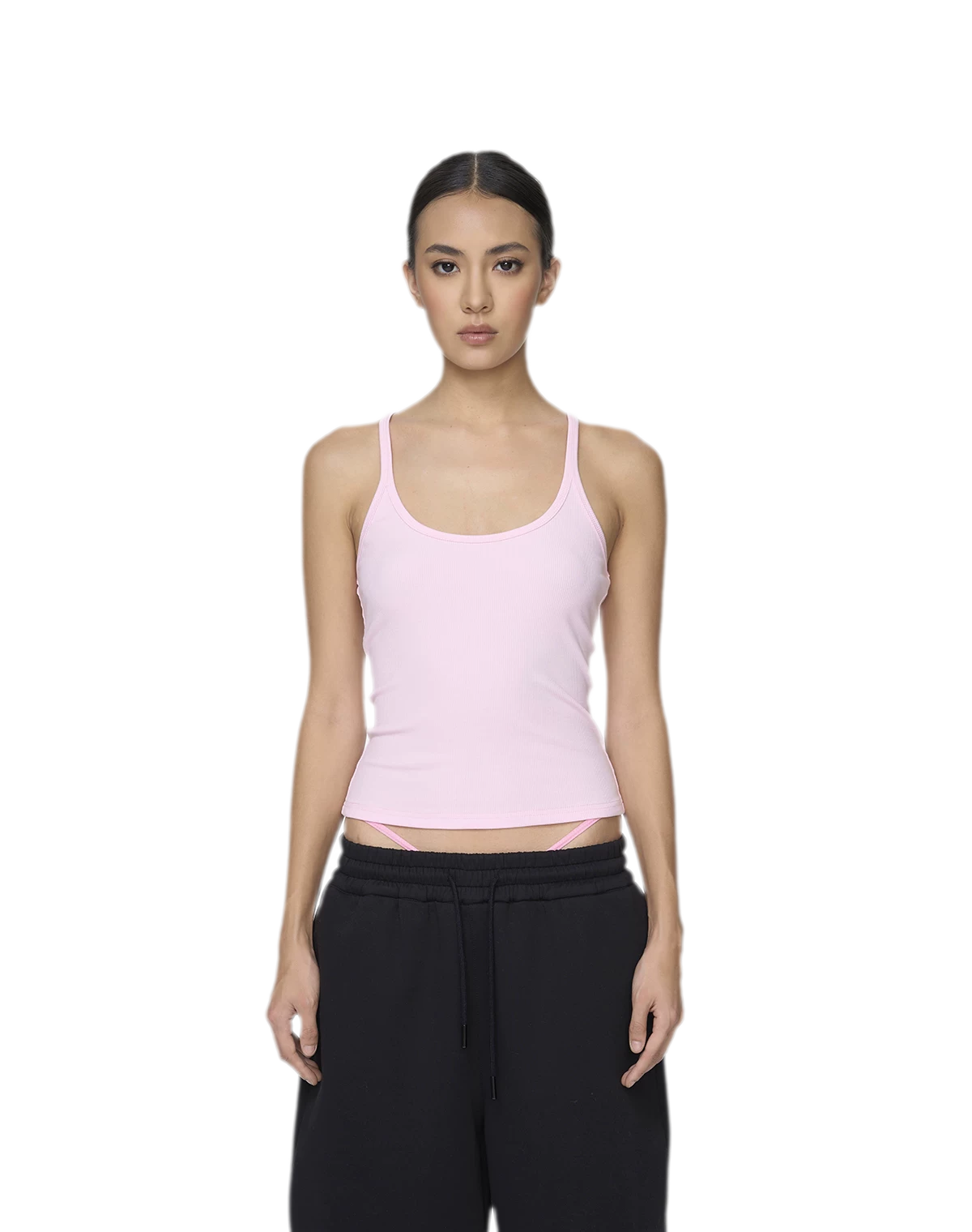 Ribbed Stretch Tank Top
