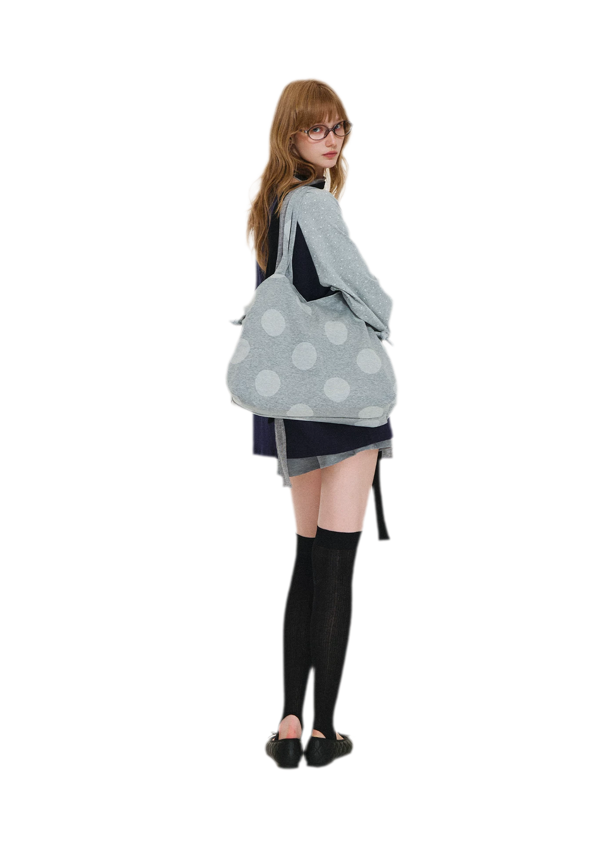Vintage Polka Dot Raglan Tee