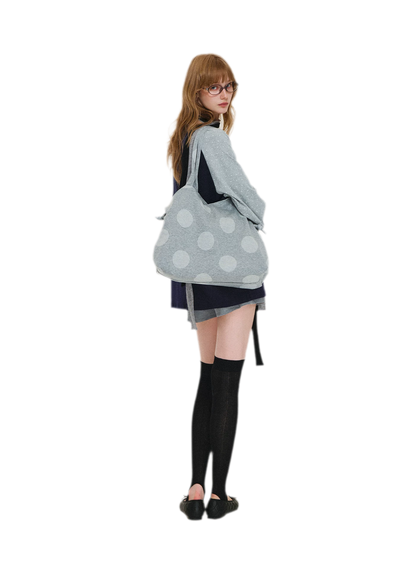 Vintage Polka Dot Raglan Tee