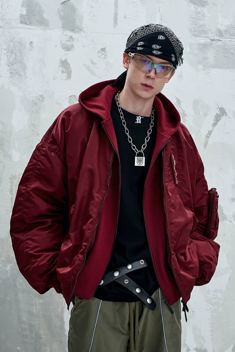 Down-Filled Detachable Puffer Jacket