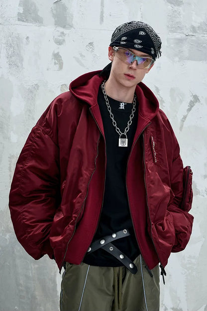 Down-Filled Detachable Puffer Jacket