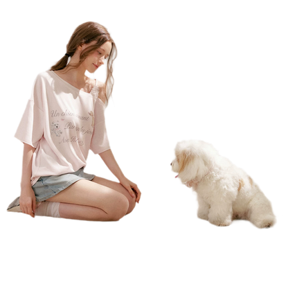 Modal Cotton Lace Tee