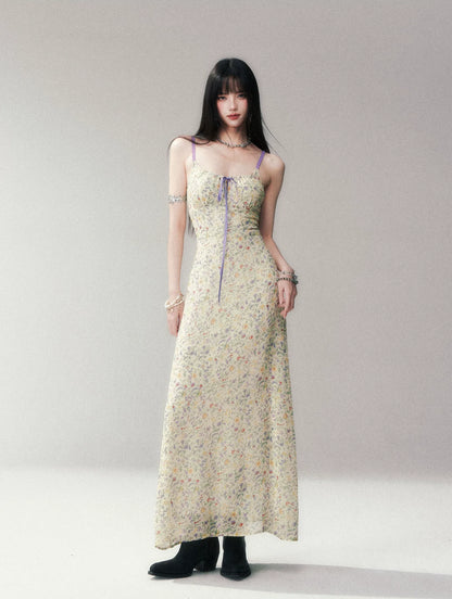 Iris Print Viscose Maxi