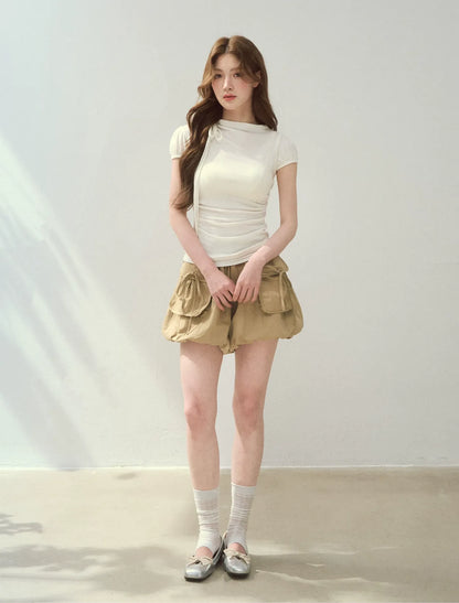 Cloud Bubble Cargo Skort