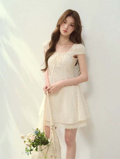 Seine Holiday Floral Dress