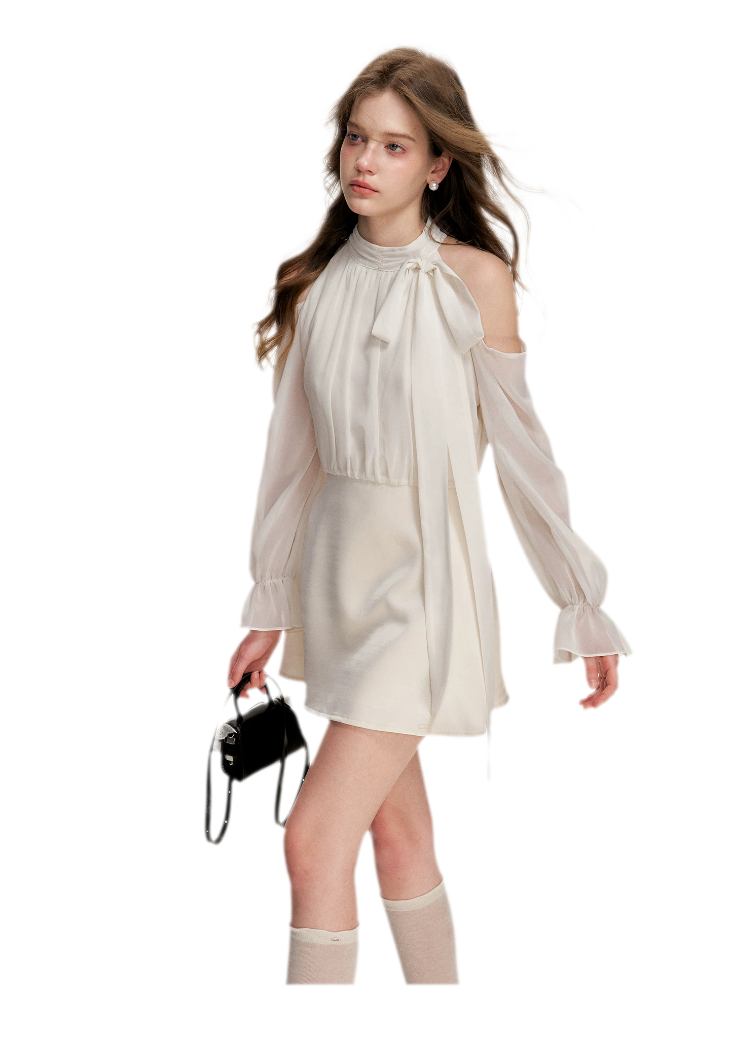 Satin Halter Dress