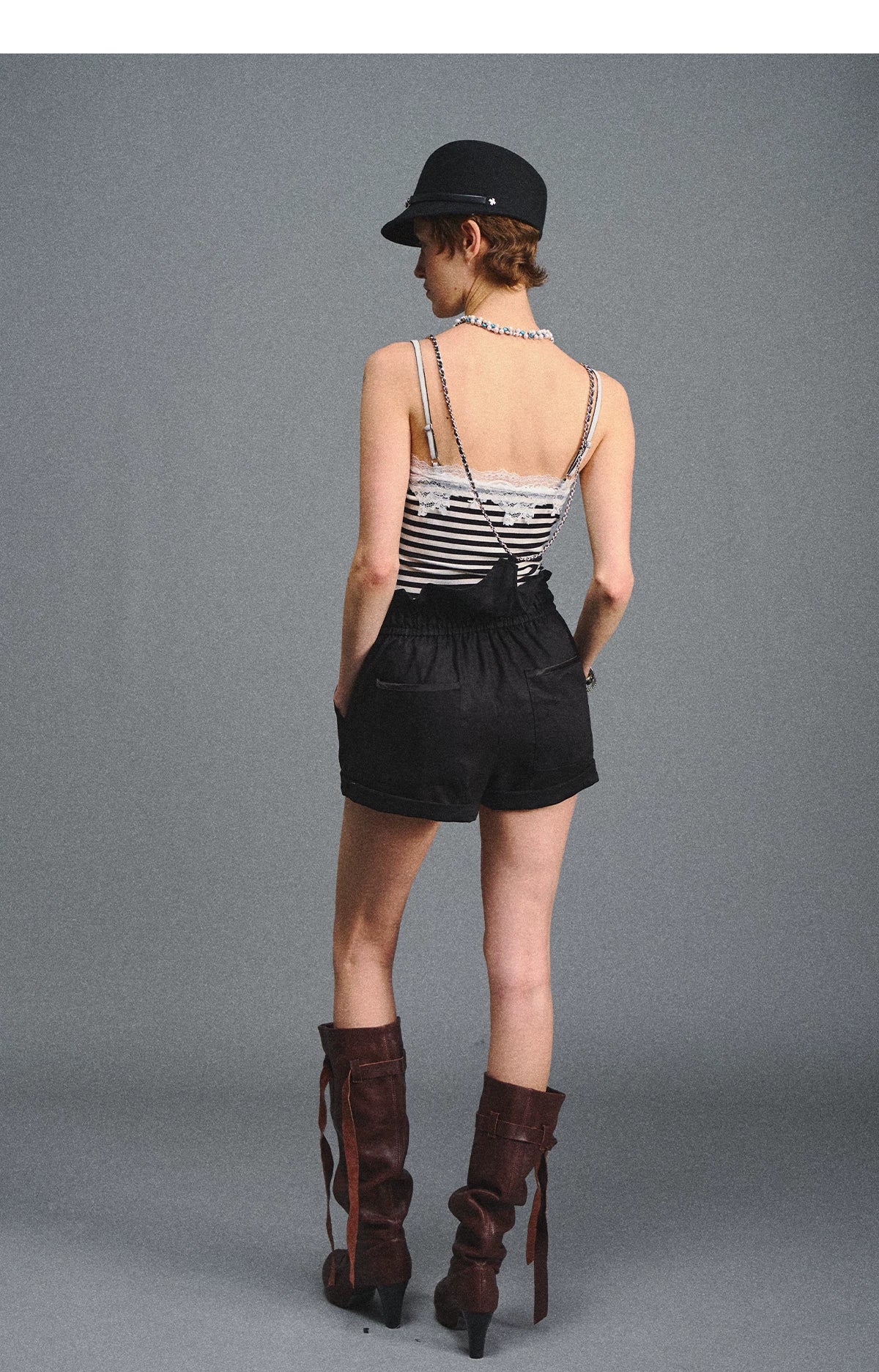 Striped Lace Camisole