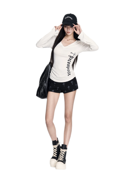 Printed Hooded Trackwear Set