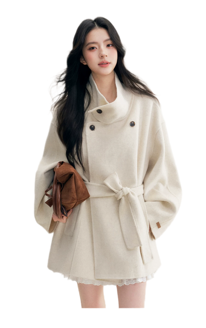 70 Wool Stand Collar Coat