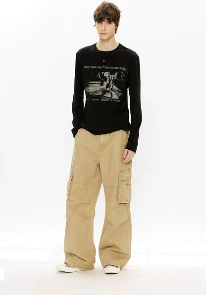 Modal Henley Long-Sleeve T-Shirt