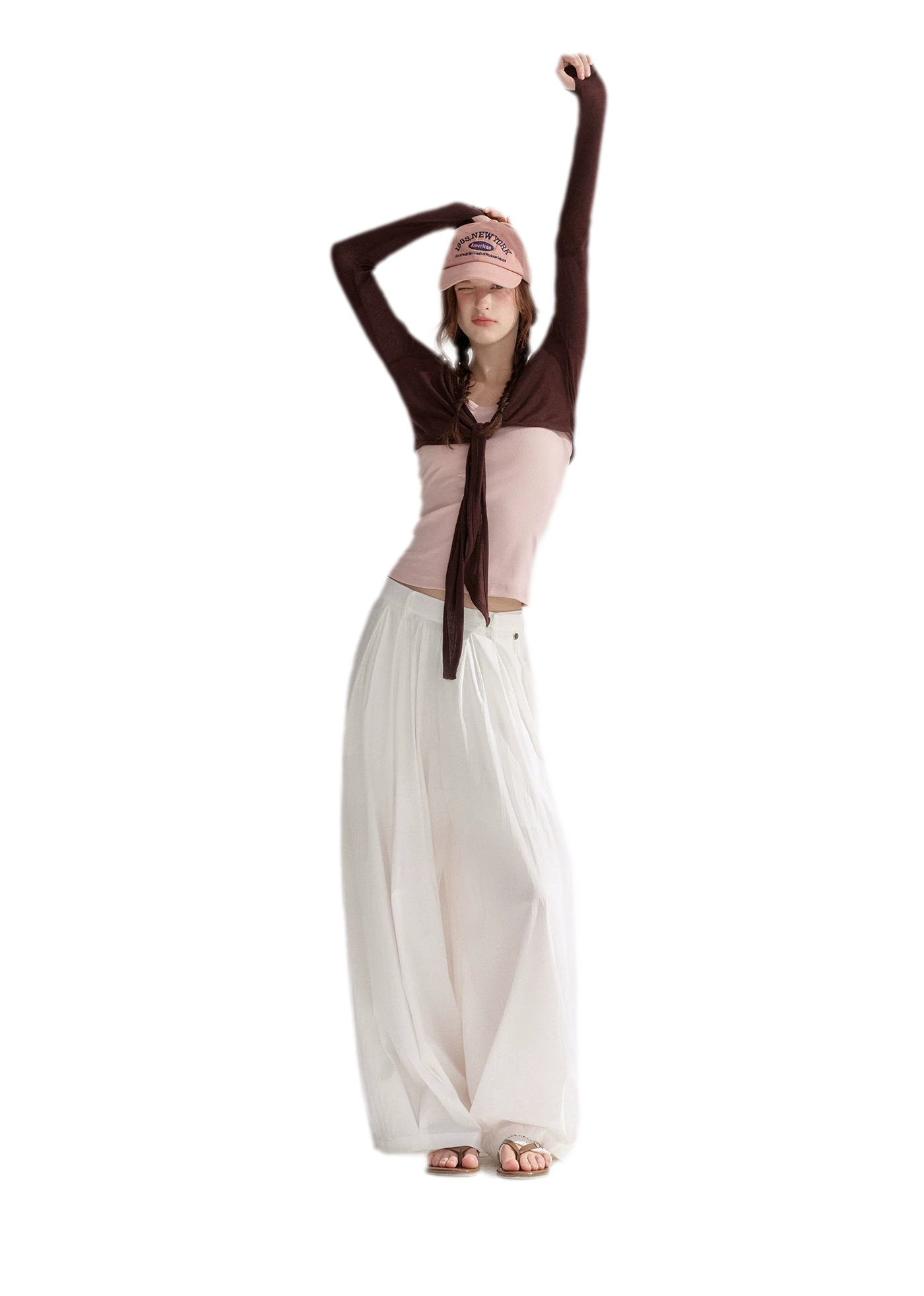 Pleated Balloon Relaxed Pants