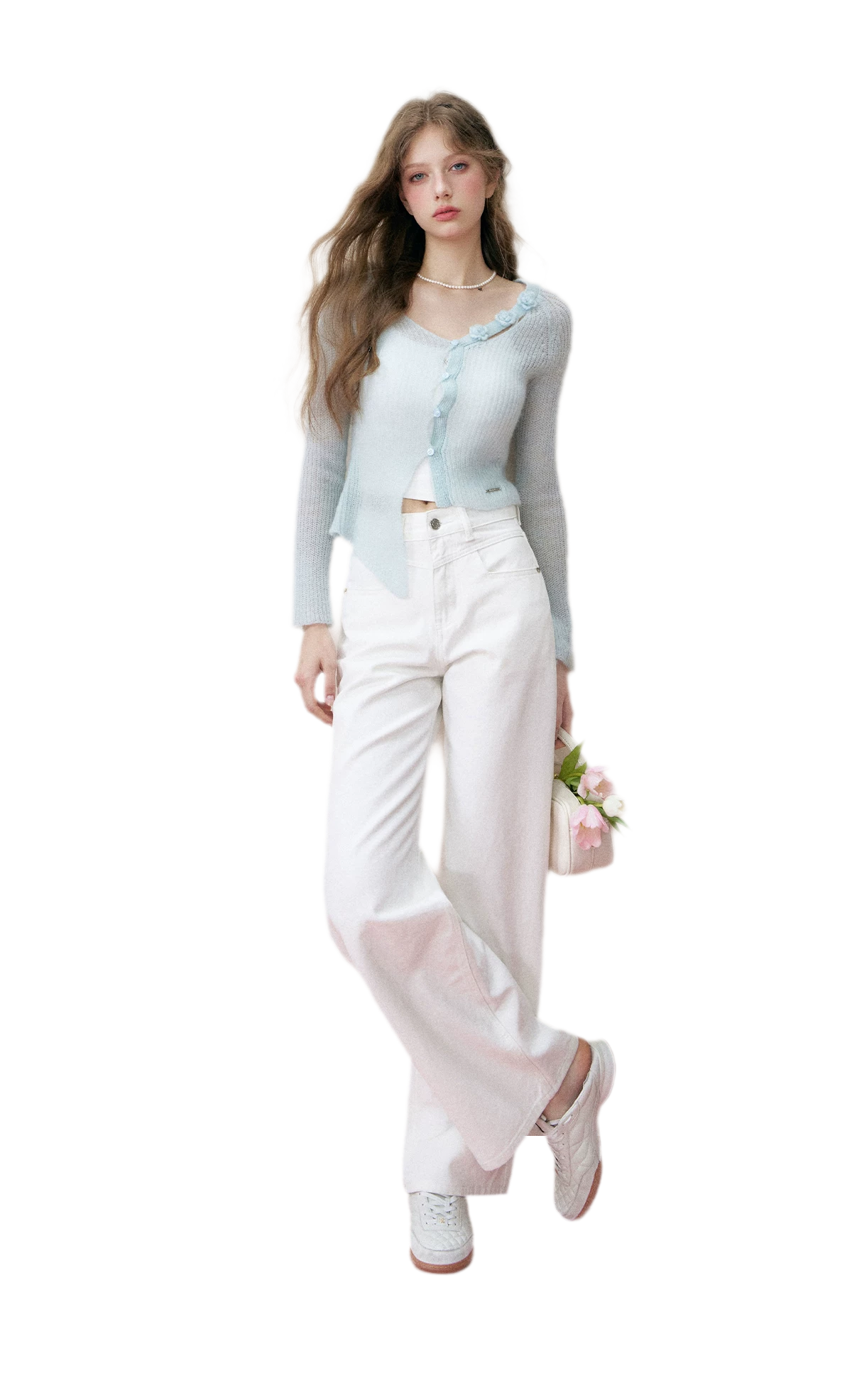 High-Waist Wide-Leg Jeans