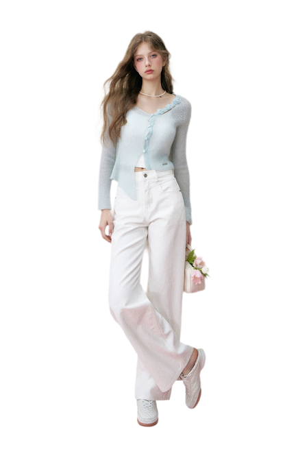 High-Waist Wide-Leg Jeans