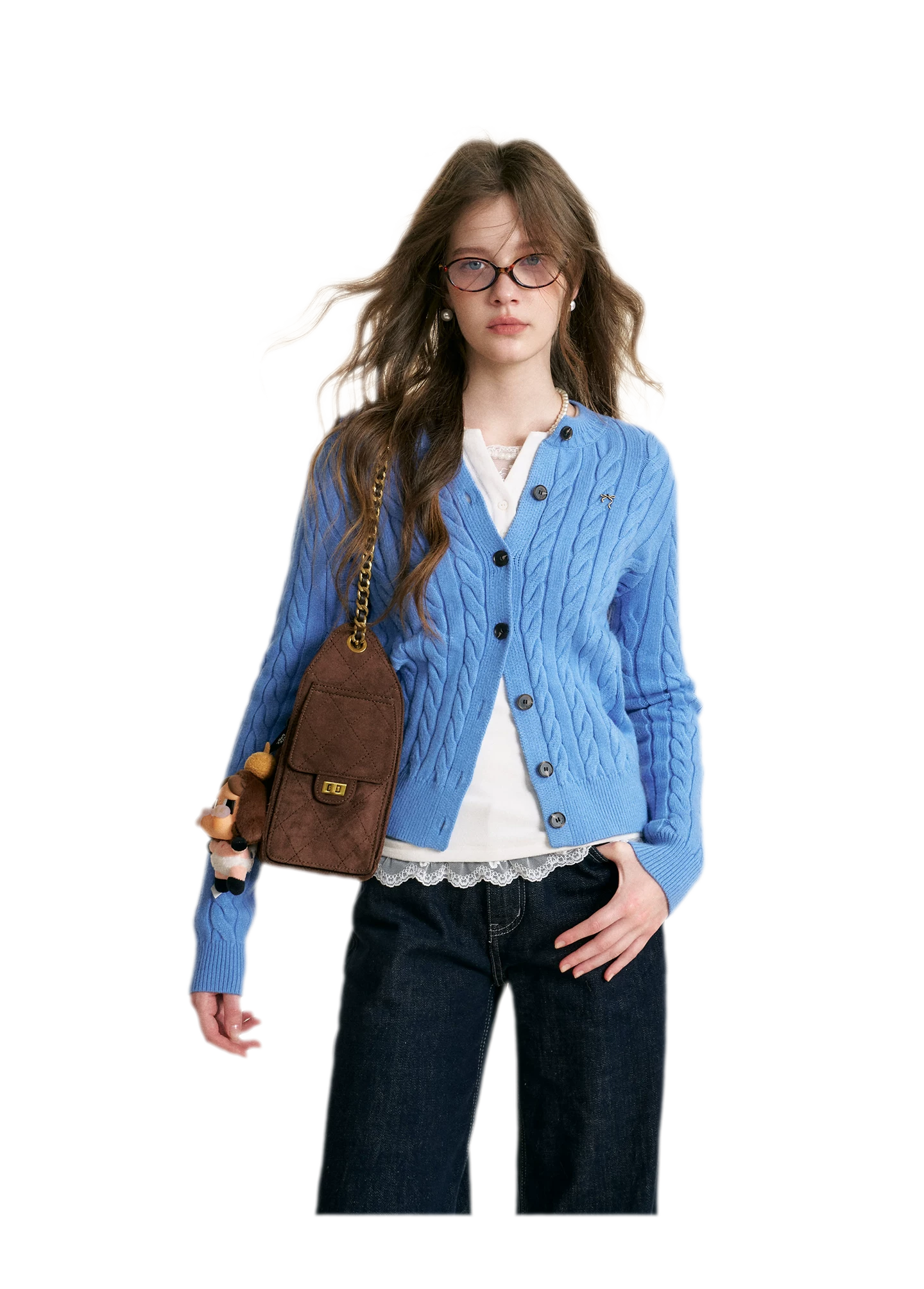 Romantic Lace Trim Fitted Tee