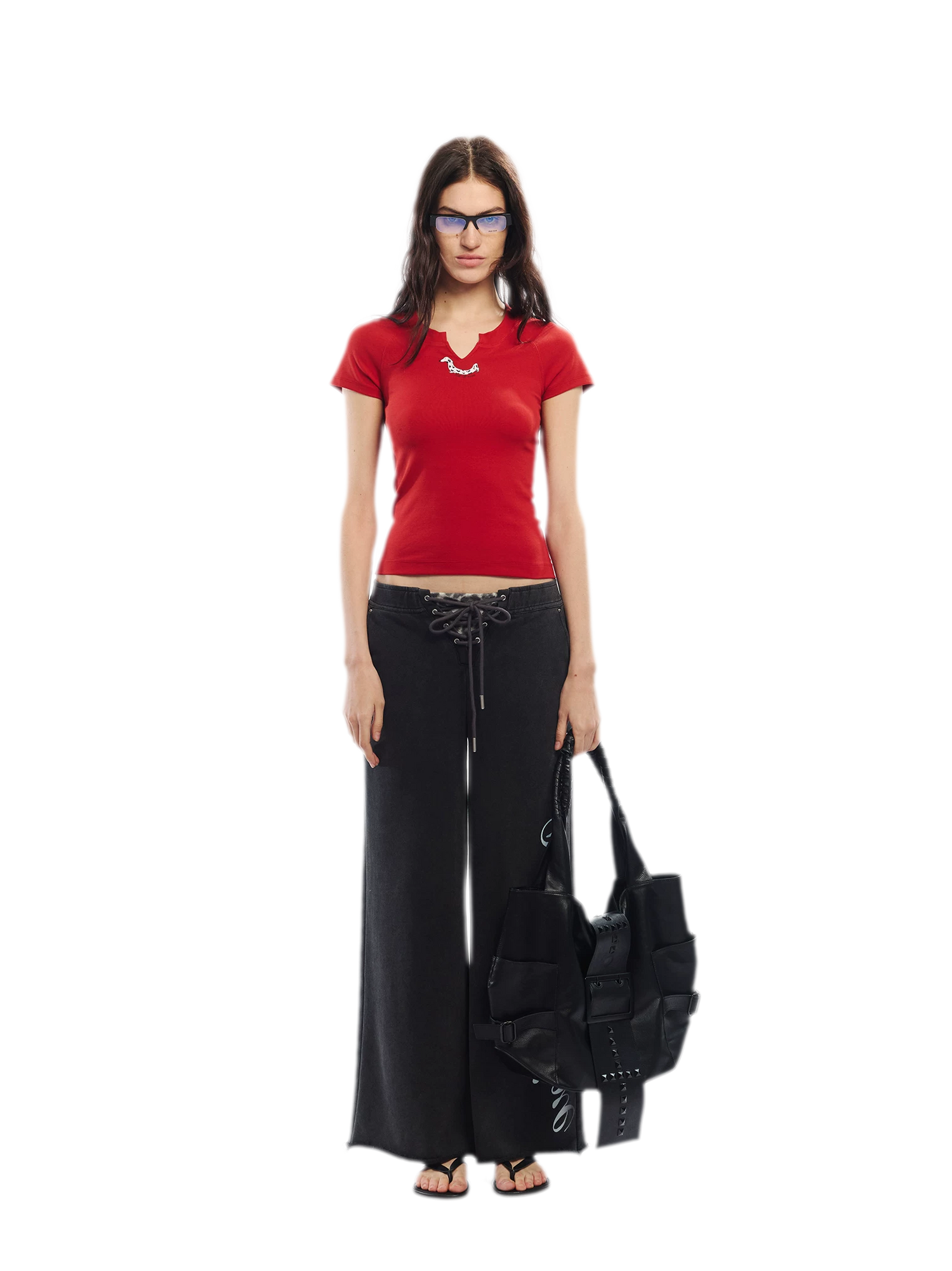 Summer V-neck Slim Fit T-shirt