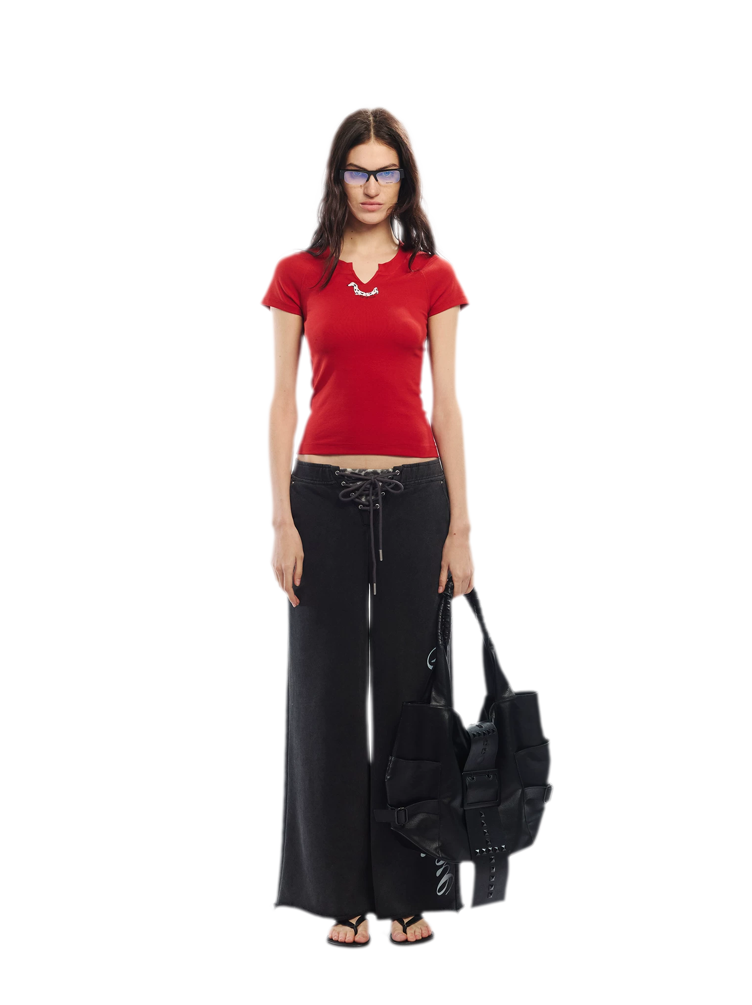 Summer V-neck Slim Fit T-shirt