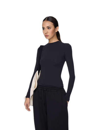 Sheer Sculpting Long Sleeve Top