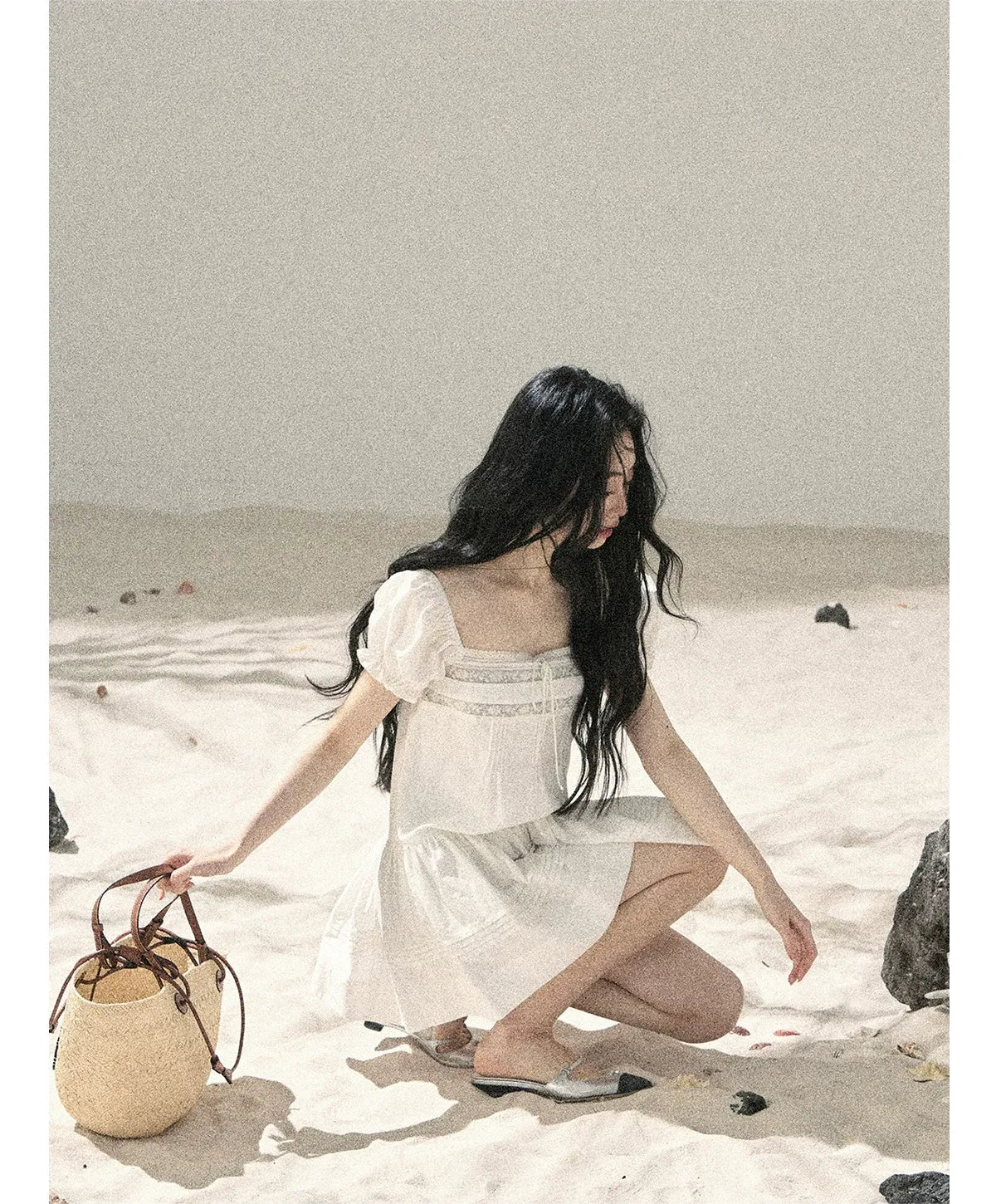 Cloudy Lace Puff Dress