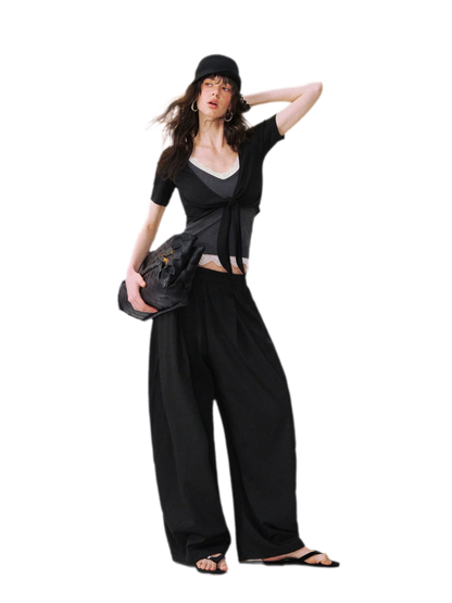 Breathable Relaxed Lantern Pants