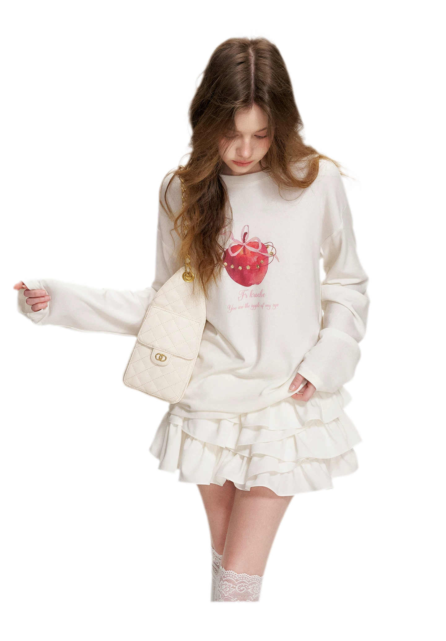 Sequin Apple T-Shirt