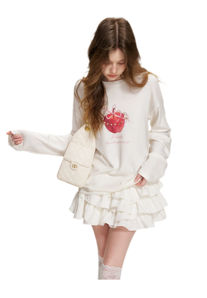 Sequin Apple T-Shirt