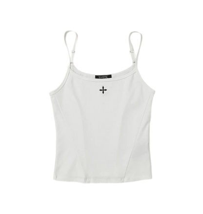 Vintage Style Adjustable Strap Top