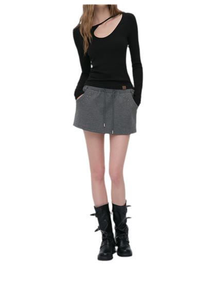 Air-Layer Hooded Skirt Set