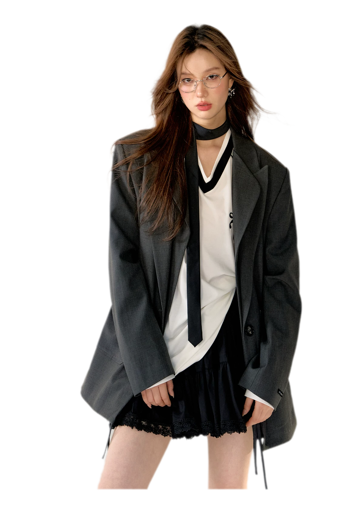 Blokette Jersey V-Neck Set