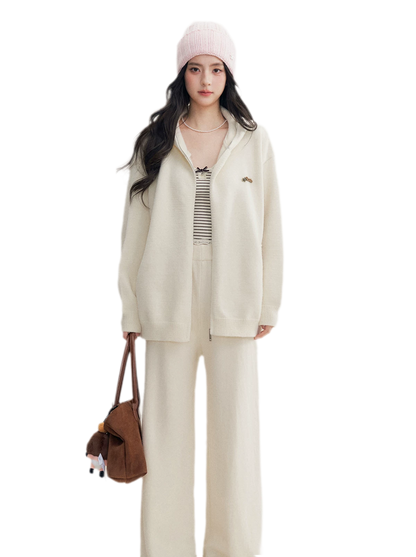 Cozy Knit Hoodie Set
