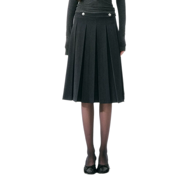 British Academy Pleated Skirt