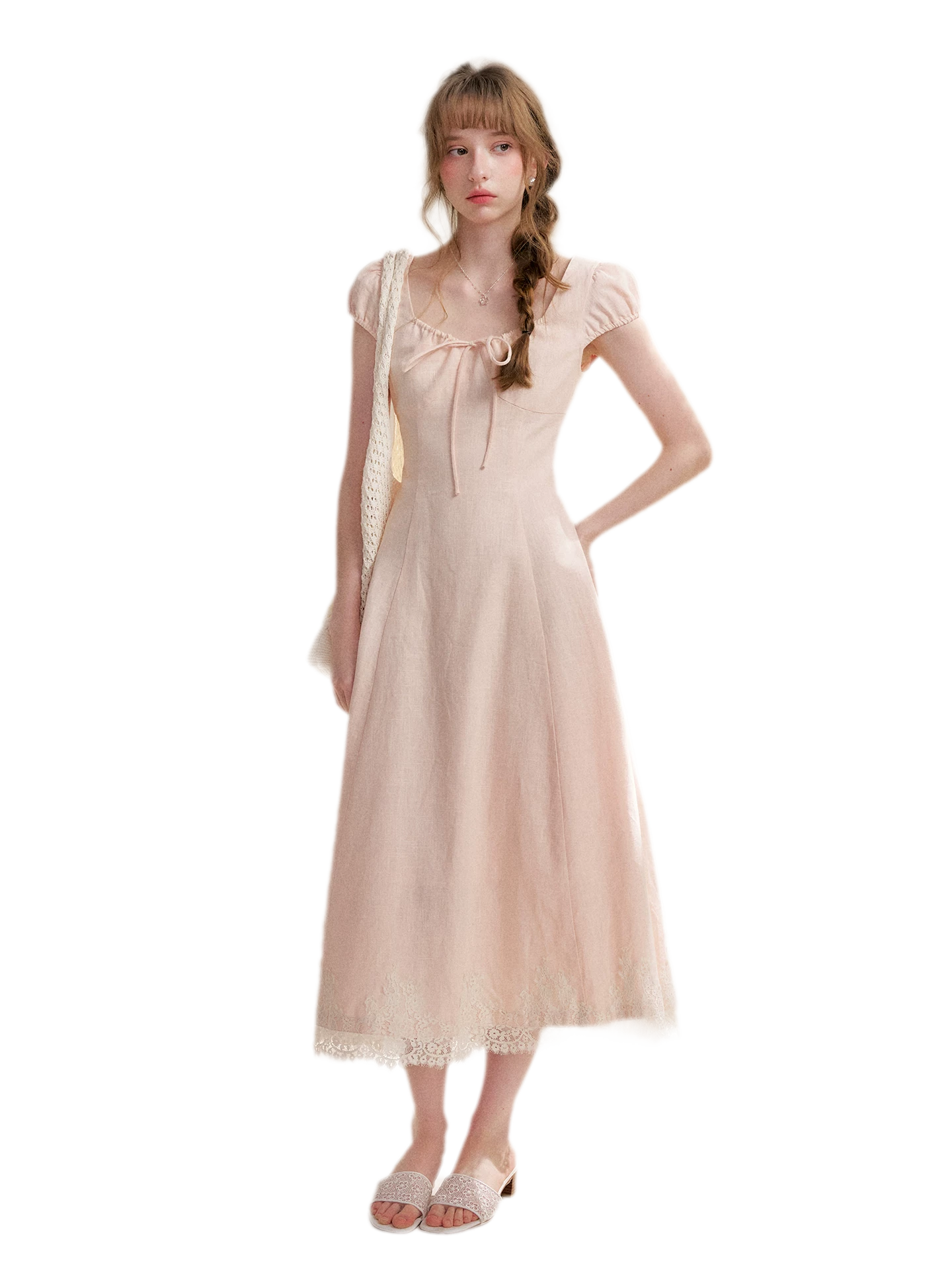 French Lace Long Dress