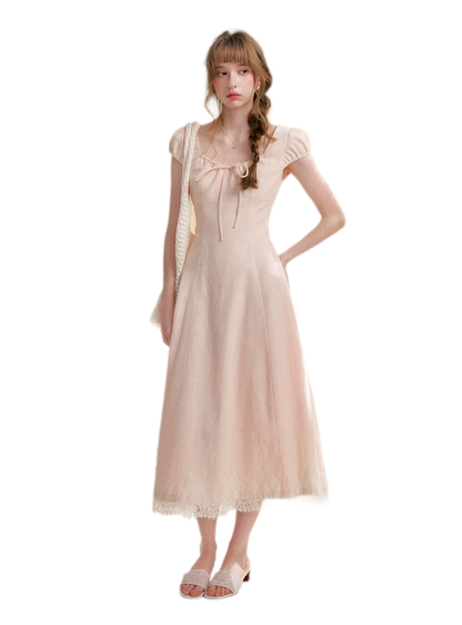 French Lace Long Dress