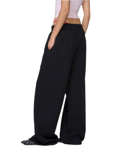 Air Cotton Wide-Leg Sweatpants