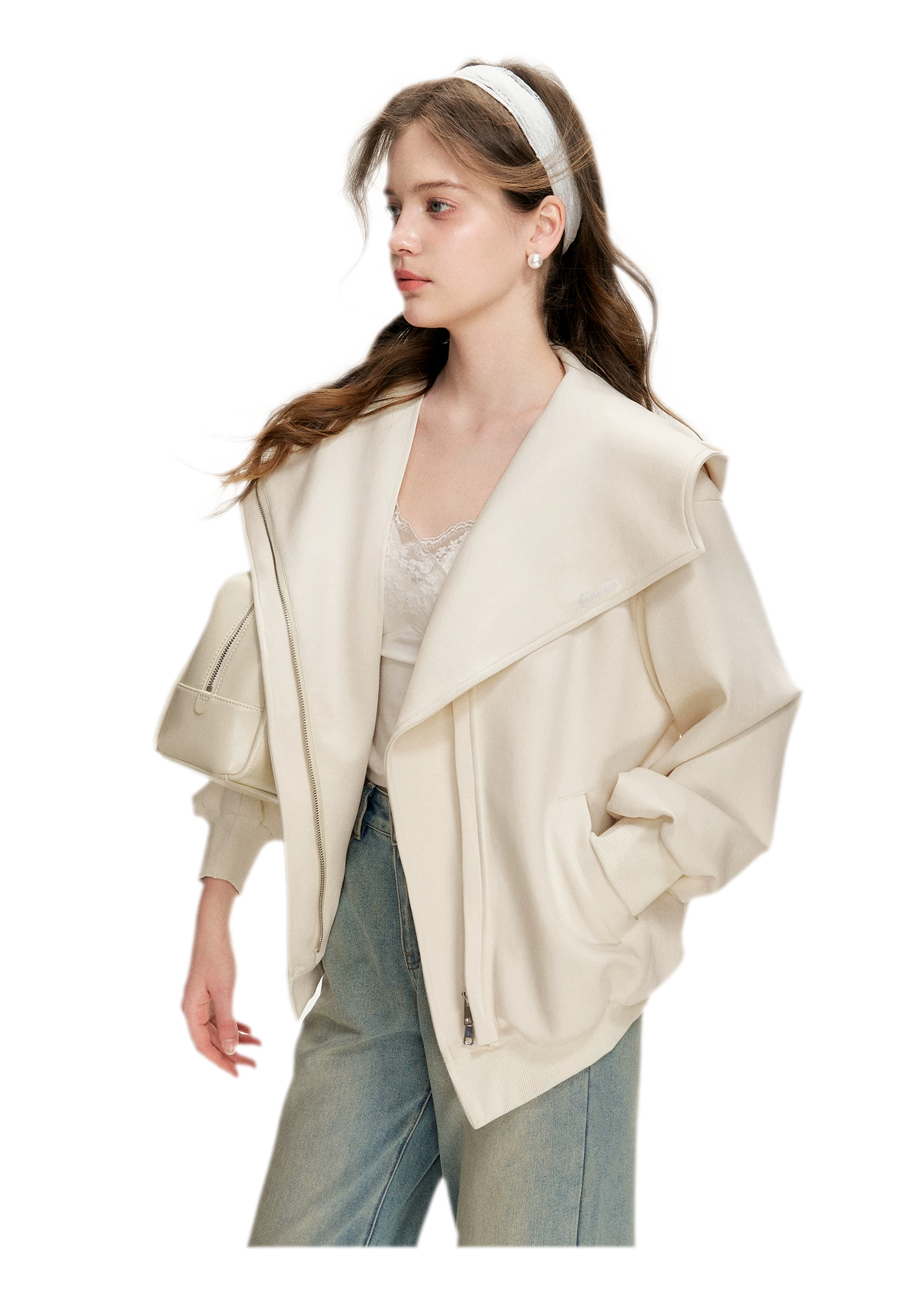 Blokette Hooded Zip Hoodie