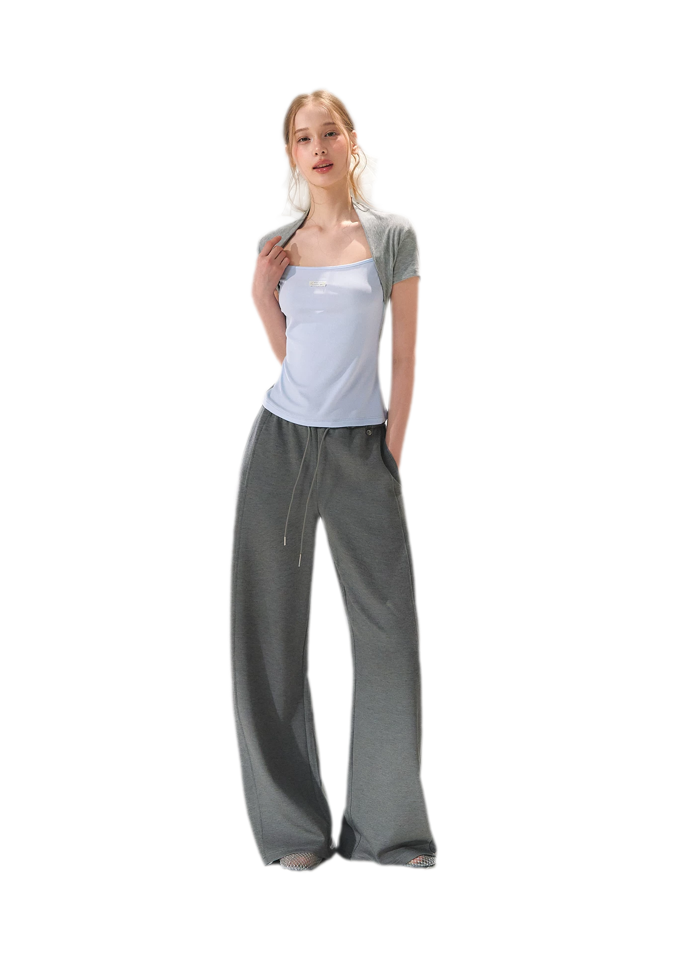 Colorblock Faux Two-Piece Tee