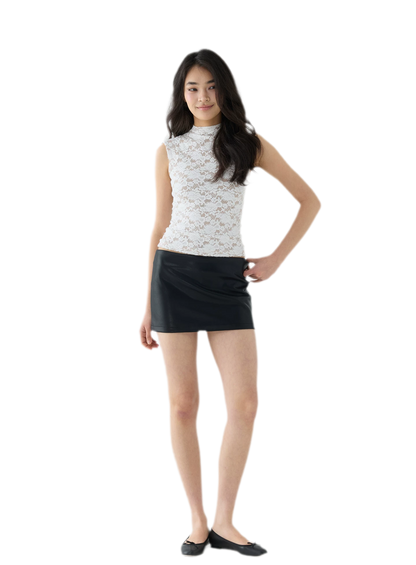 Stretch Lace Cropped Camisole
