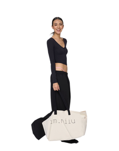 Canvas Elephant Tote Bag