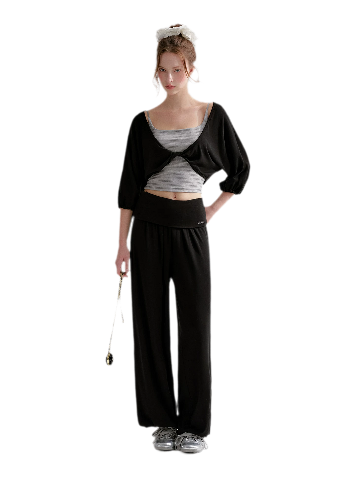 Lantern Sleeve Knit Set