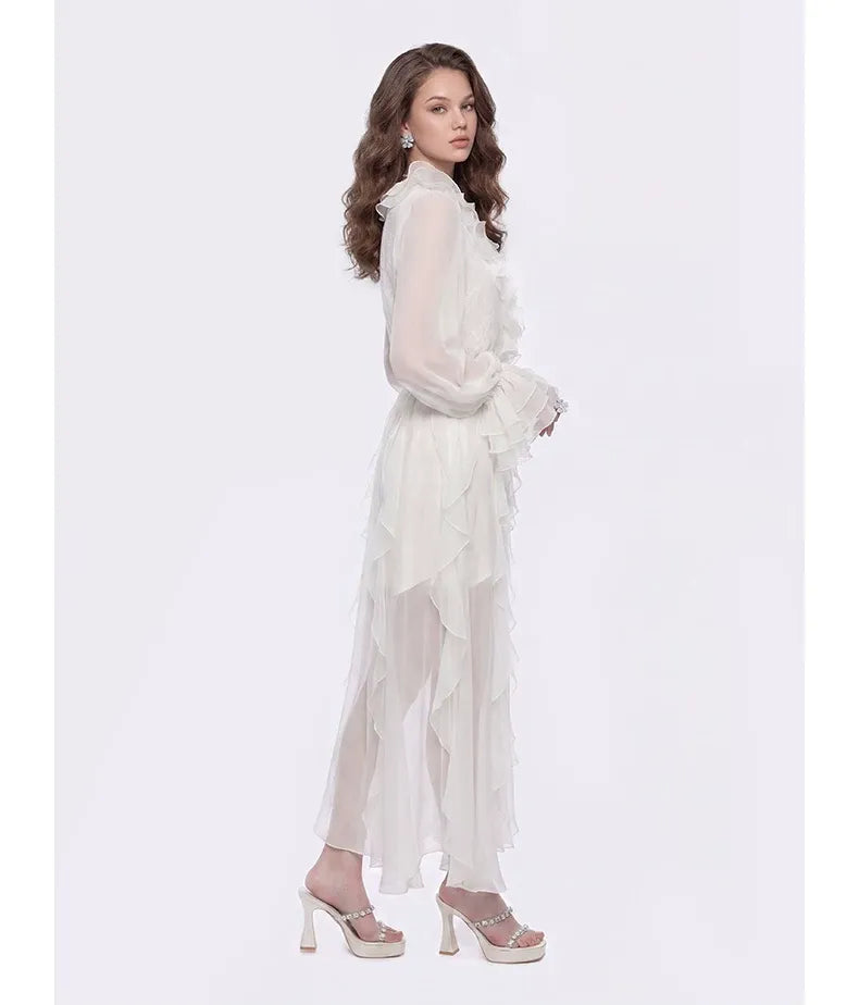 Lace Ruffle Dress