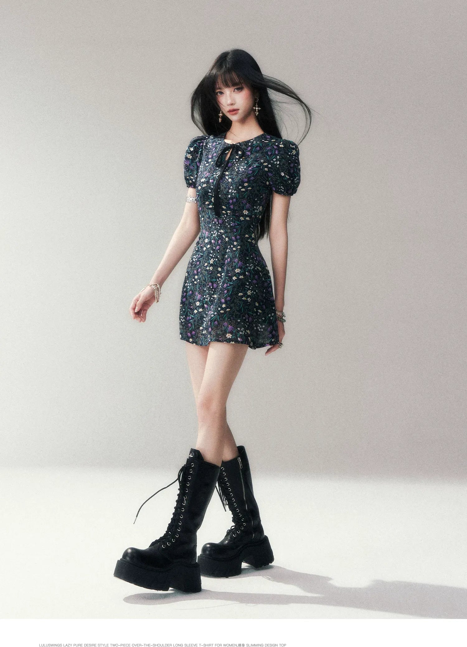 Ink Lily Vintage Mini dress
