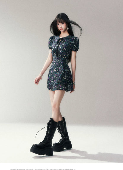 Ink Lily Vintage Mini dress