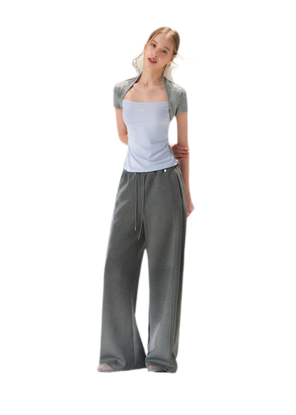 Colorblock Faux Two-Piece Tee
