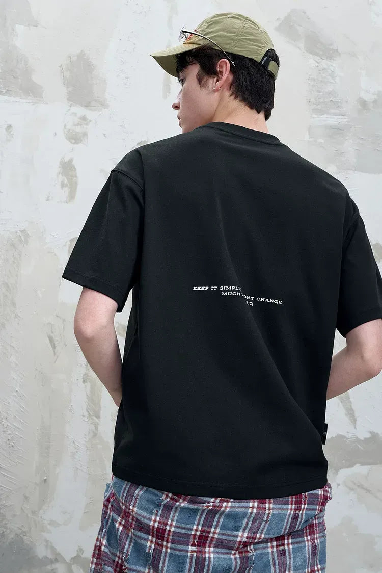 Tactile Graphic Loose T-Shirt