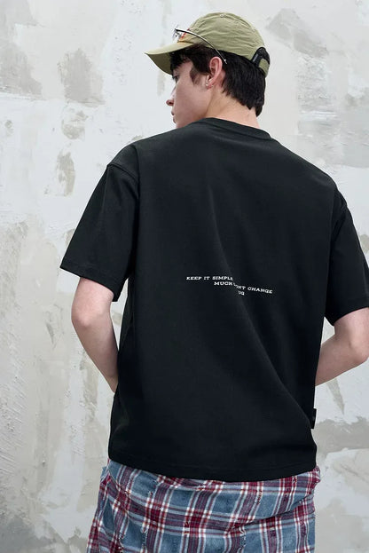 Tactile Graphic Loose T-Shirt