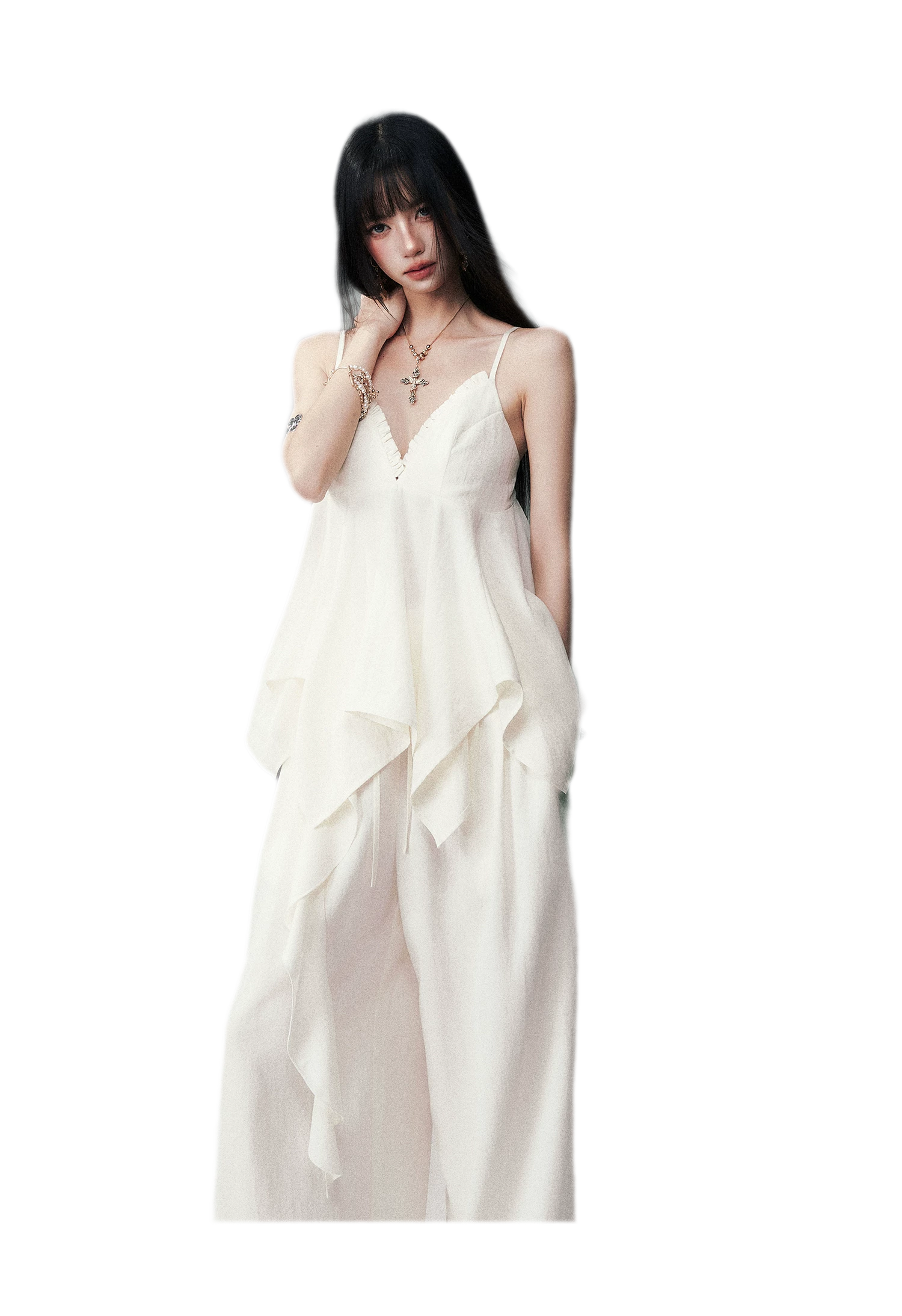 Relaxed V-neck Cami Set