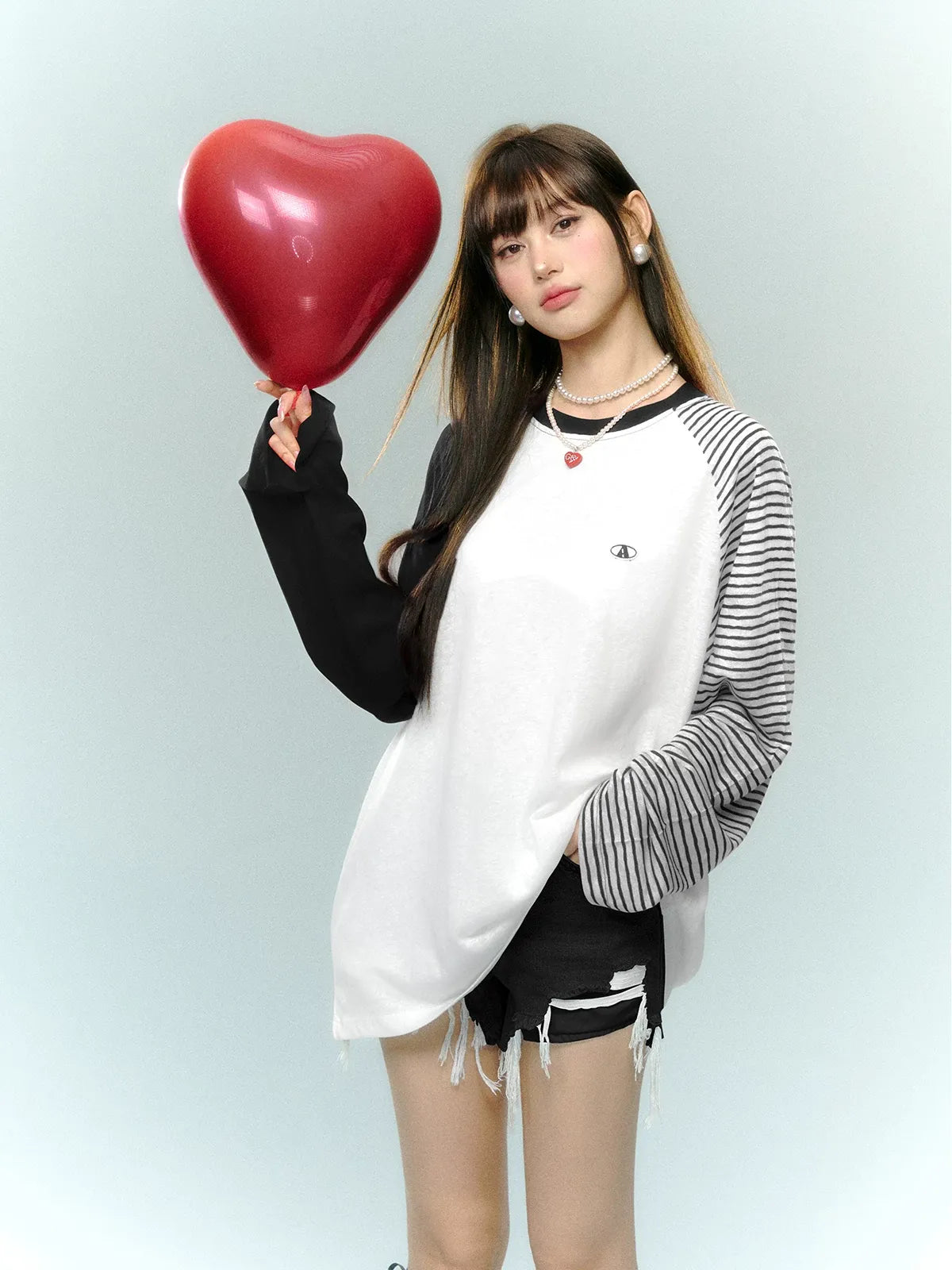 Color-Block Striped Top