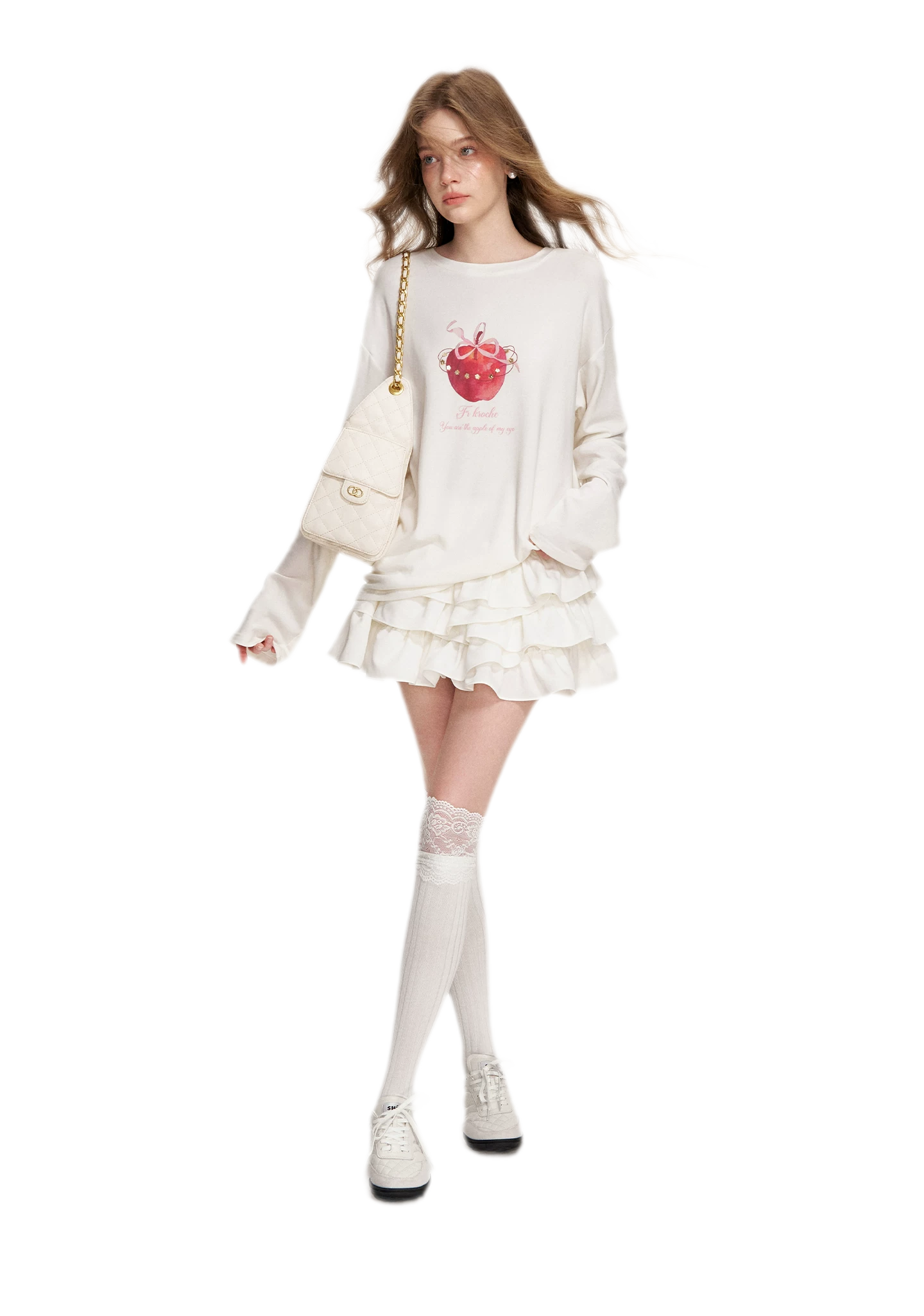 Sequin Apple T-Shirt