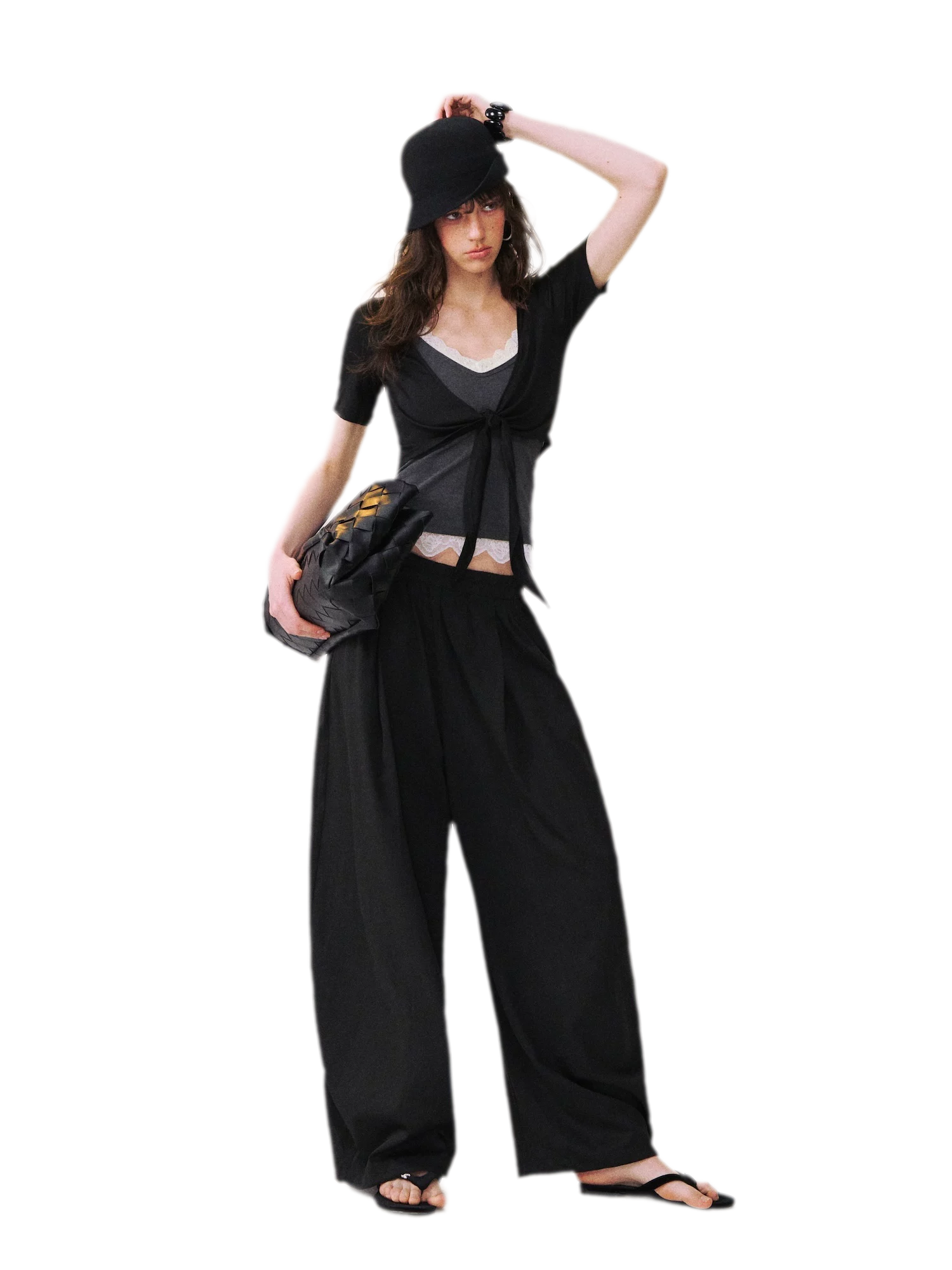 Breathable Relaxed Lantern Pants