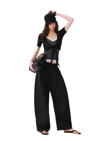 Breathable Relaxed Lantern Pants